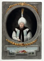Portrét sultána Mustafy III. (1717-1774) (Mustafa, Moustapha) od Anonymous