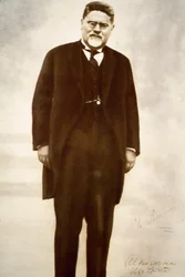 Portrét italského filozofa Giovanniho Gentileho (č/b foto)