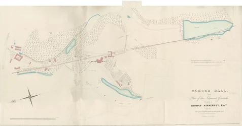 Talke - Clough Hall: litografie, nd [1751-1819] (tisk)