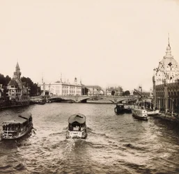 Světová výstava 1900 - Exposition Universelle de 1900 v Paříži: Most Alma - soukromá sbírka