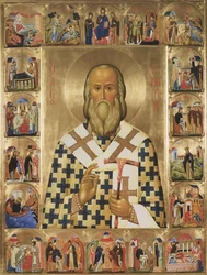 Svatý Ignatij Brjančaninov s výjevy ze svého života, 20. století
