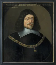 Portrét Maxmiliána von und zu Trauttmansdorff (1584-1650), Hulle, Anselm van, po (1601-po 1674). Olej na plátně. Rozměr: 73 x 63 cm. Národní muzeum Stockholm