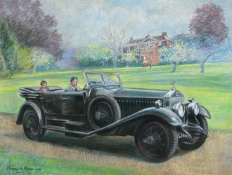 1927 Rolls Royce ve vlastnictví pana H. V. Durose, Warwickshire