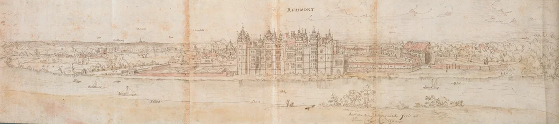 Richmondský palác přes Temži, 1562