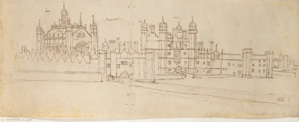 Kaple a brána paláce Hampton Court, c1550-1560