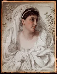 Alcestis: Portrét lady Donaldsonové, 1877