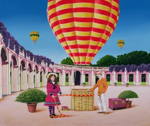 The Balloonist, 1986 (akryl na palubě)