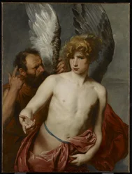 Daedalus a Ikaros, kolem roku 1620