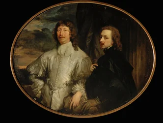 Dvojportrét Sir Endymion Porter a Anthonis van Dyck (malba na plátně)