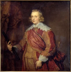 Portrét rakouského kardinála Ferdinanda (1609-1641) Malba Antona Van Dycka (1599-1641) (ec.flam.) Ne 1,07x1,06 m Madrid, Prado Museum