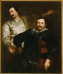 Portréty malířů Lucase a Cornelise de Wael (malba na plátně)