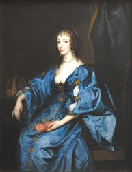 Anglická královna Henrietta Maria