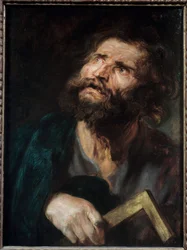 Svatý Juda Zastoupení apoštola Svatý Juda z Thaddee. Obraz Antona van Dycka (1599-1641)