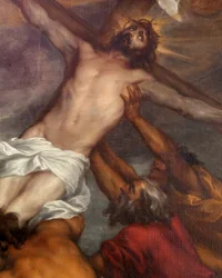Povýšení kříže, před 1631 (olej)