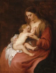 Panna a dítě, ca. 1620.