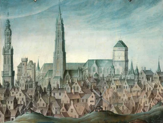 Detail portrétu Juana Parda II a jeho manželek Anny Ingenieulandtové a Marie Anchemantové