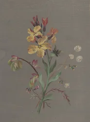 Květinový design, ca. 1820.