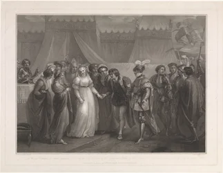 Catherine van Valois a koning Hendrik V van Engeland Princezna Kateřina Francouzská darovala Jindřichovi 5. Anglickému (...) (titul na předmětu)