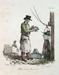 Lamplighter, vyrytý Francois Seraphin Delpech (1778-1825)