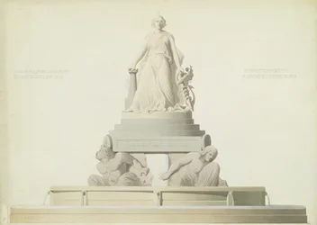 Projekt pomníku na náměstí Evropy, 1839 (tužka a čb na papíře)