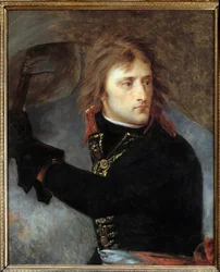 Portrét Bonaparta (1769 - 1821) u mostu Arcole 16. listopadu