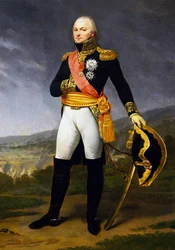 Portrét Claude Just Alexandre Louis Legrand (1762-1815), francouzský generál, malba Jean Antoine Gros (1771-1835)