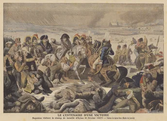Napoleon na bitevním poli u Eylau (8. února 1807)