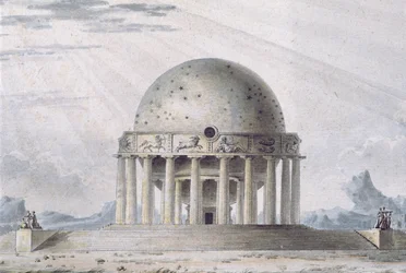 Design for a House for a Cosmopolite, 1783 (detail) (viz také 195241-195242, 196724-196726)
