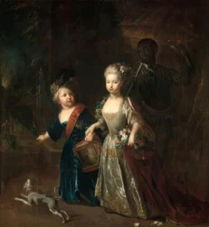 Friedrich starší Velikost a Wilhelmine / Pesne 1714