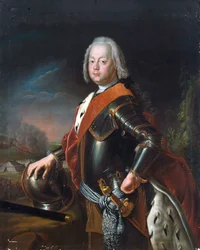 Portrét Christiana Augusta, prince z Anhalt-Zerbst