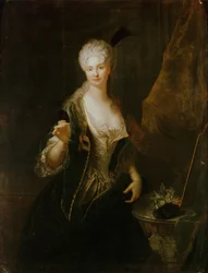 Portrét Dorothea Luise os Wittenhorst-Sonsfeld 1681-1746.