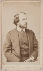Portrét tanečníka, choreografa a baletního mistra Paula Taglioniho 1808-1884, cca 1860.