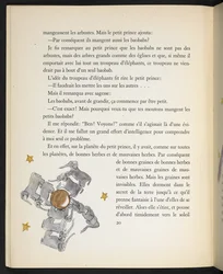 Sloni, ilustrace z knihy Malý princ, Antoine de Saint-Exupéry