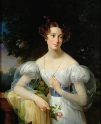 Portrét Hortense Ballu, budoucí Madame Alphonse Jacob-Desmalter, kolem 1832-37
