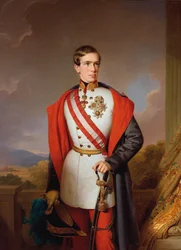 Portrét rakouského císaře Františka Josefa I., 1849