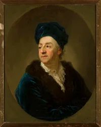 Portrét Johanna Nepomuka Schaffgotsche (1713-1775) v županu