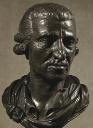 Joseph Haydn. Olověná busta ...