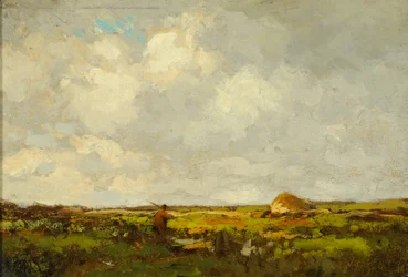 Krajina (olej na dřevě)