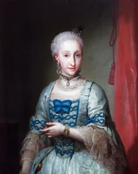 Portrét Infanta Maria Josefa Španělska, Anton Raphael Mengs, malba