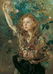 Sběrač růží, c. 1883-1884.