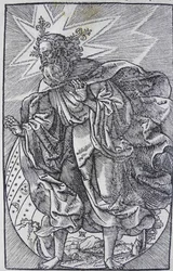 Stvoření světa, z Worms Bible, 1529.