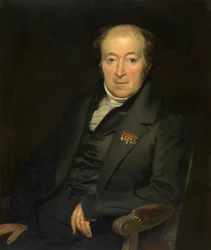 Malíř Mattheus Ignatius van Bree (olej na plátně)