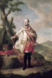 Celovečerní portrét Josefa II. (1741-90) z Habsburska-Lotrinska, císaře Svaté říše římské, kolem roku 1765