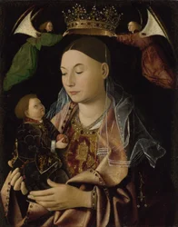Panna a dítě, asi 1465