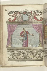 Jeviště s personifikací Eendracht (Concordia), 1578