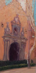 Granada Door, 2016 (olej na plátně)