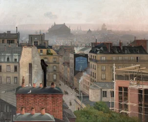 Paříž viděná z Montmartru, 1887