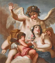 Zephyrus, Flora a Amor