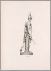 Ettore, boční pohled, z díla Canova