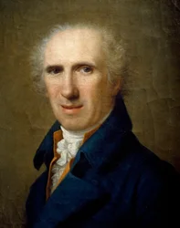 Portrét sochaře Antonia Canovy od Gaspare Landiho (1756-1830), olej na plátně, 61x50 cm